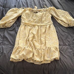 Yellow Floral Women's dress